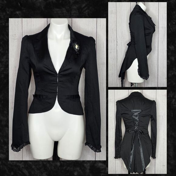 Lip Service Jackets & Blazers - Lip Service Blacklist Original Cult Goth Victorian Corset Tailcoat Jacket M